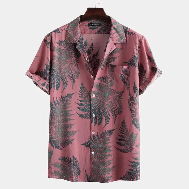Urtieri™ - Somrig Hawaiian Luftig Ledig Skjorta