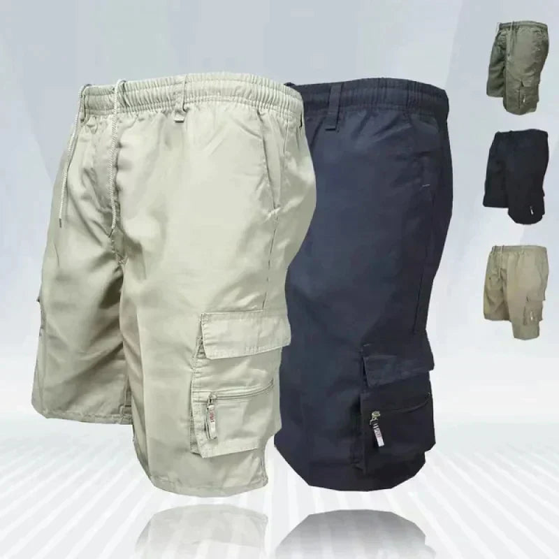Urtieri™ - Casual Shorts Med Resår I Midjan + 6 Förvaringsfack